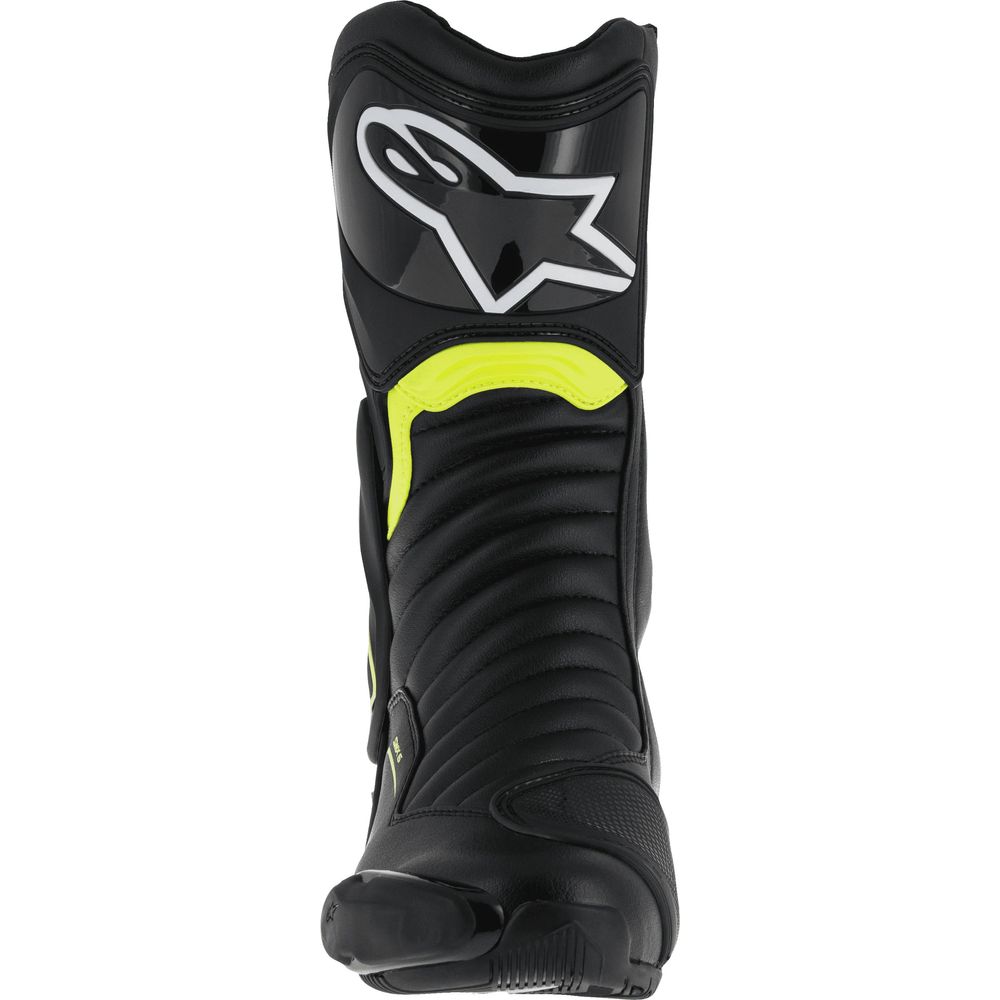 Alpinestars SMX 6 V2 Boots Black / Fluo Yellow FREE 1 YEAR Returns, FREE UK Delivery | ThrottleChimp