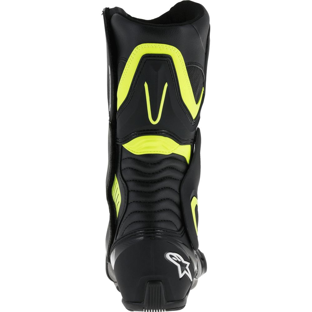 Alpinestars SMX 6 V2 Boots Black / Fluo Yellow FREE 1 YEAR Returns, FREE UK Delivery | ThrottleChimp