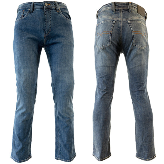 Richa Hammer 2 CE Riding Denim Jeans Blue Stone (Image 2) - ThrottleChimp