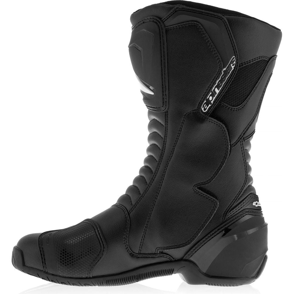 Alpinestars SMX S Waterproof Boots Black / Black (Image 4) - ThrottleChimp