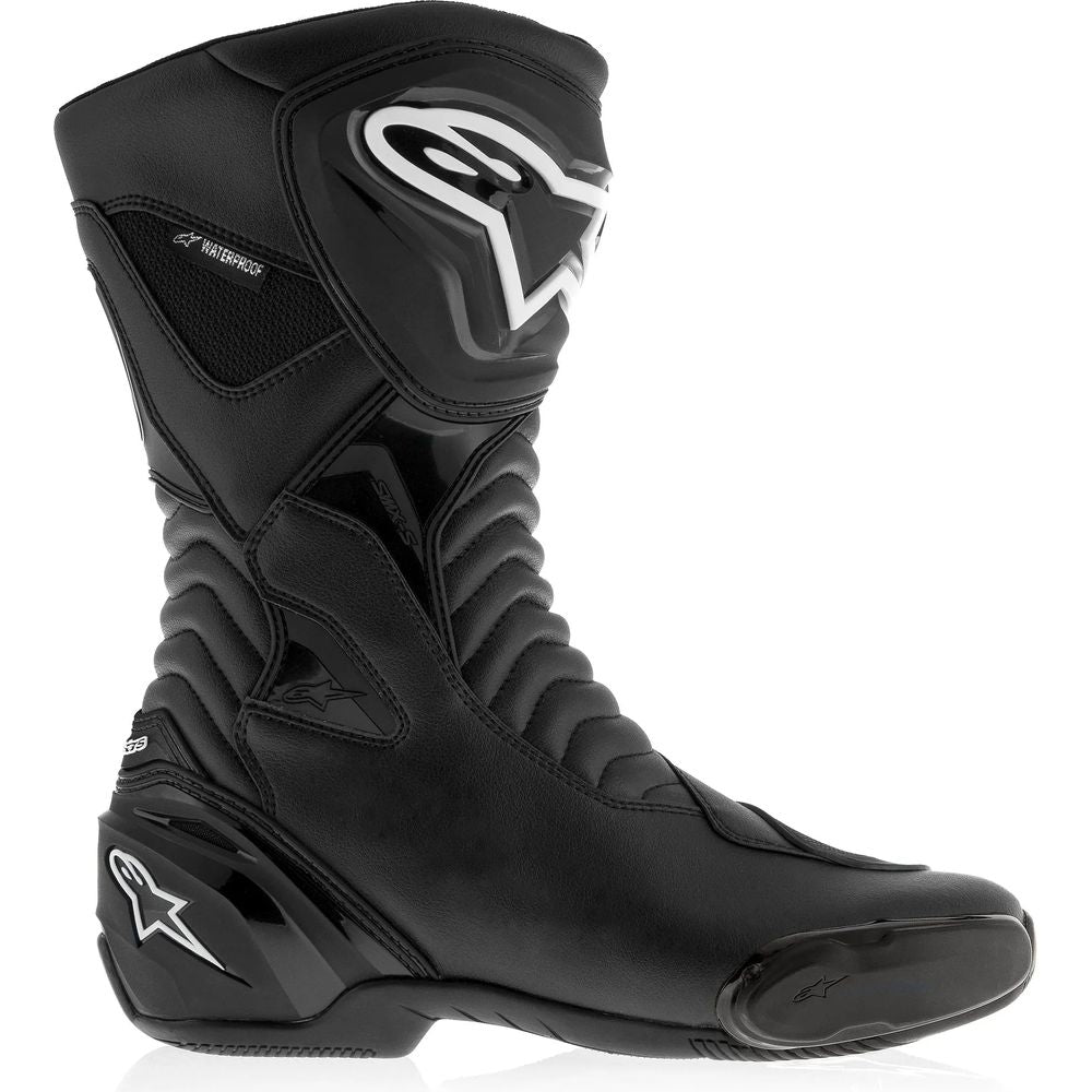 Alpinestars SMX S Waterproof Boots Black / Black (Image 5) - ThrottleChimp