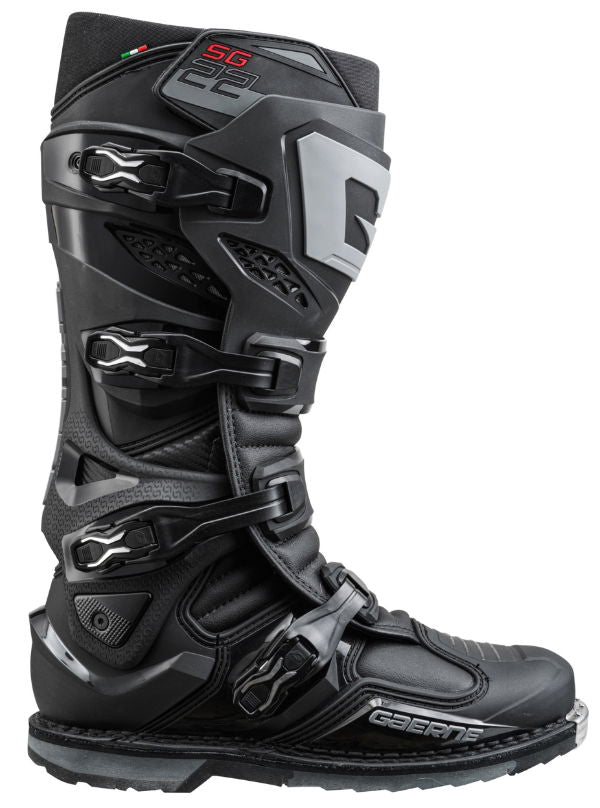 Gaerne SG.22 MX Boots Black FREE 1 YEAR Returns, FREE UK Delivery | ThrottleChimp