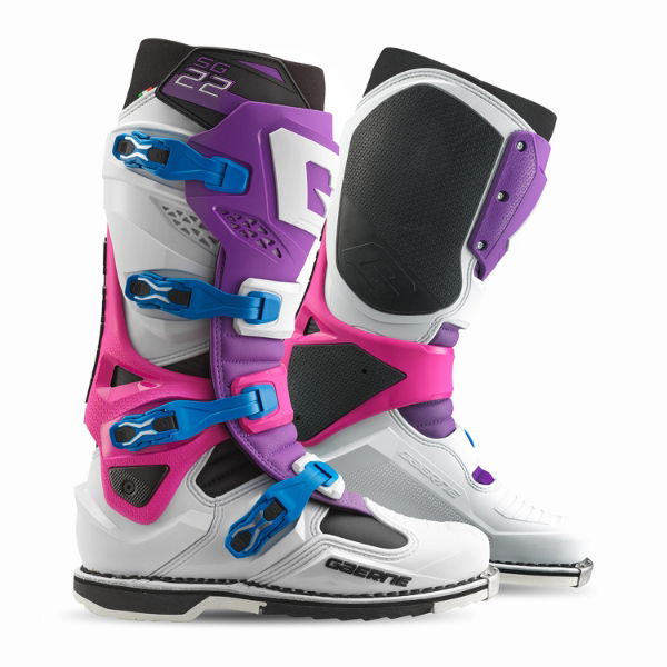 Gaerne SG.22 MX Boots Purple / White FREE 1 YEAR Returns, FREE UK Delivery | ThrottleChimp