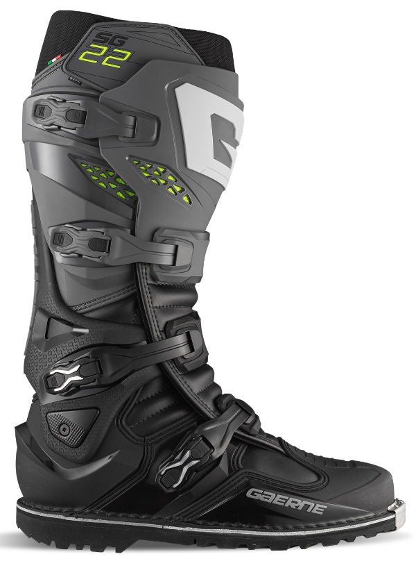 Gaerne SG.22 Enduro Gore-Tex Boots Anthracite FREE 1 YEAR Returns, FREE UK Delivery | ThrottleChimp