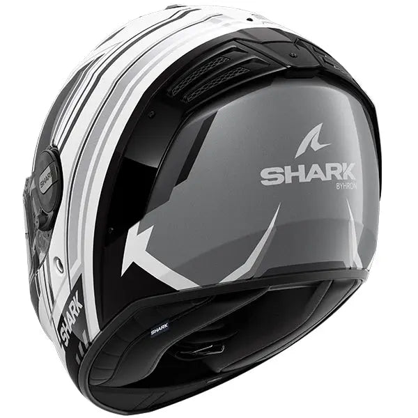 Shark Spartan RS Full Face Helmet Byhron White / Black FREE 1 YEAR Returns, FREE UK Delivery | ThrottleChimp