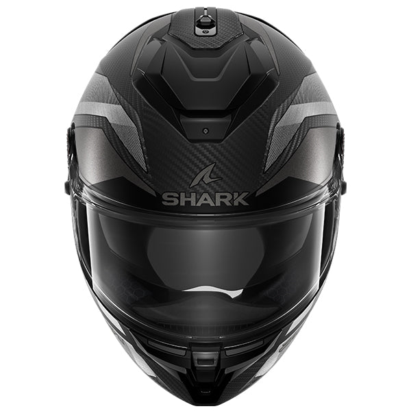 Shark Spartan GT PRO Full Face Helmet Ritmo Carbon / Silver (Image 2) - ThrottleChimp