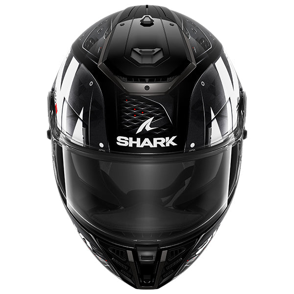 Shark Spartan RS Full Face Helmet Stingrey Black / White / Anthracite (Image 2) - ThrottleChimp