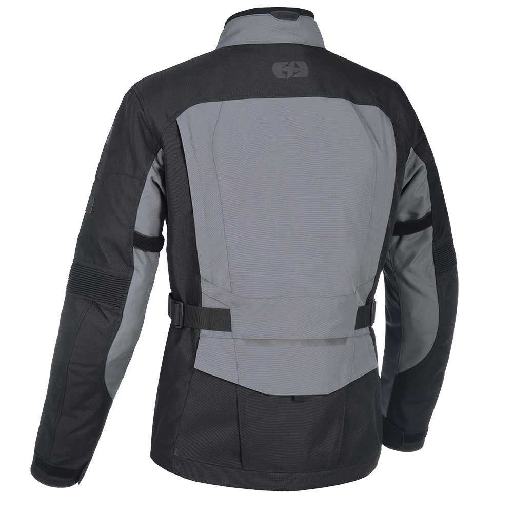 Oxford Continental Advanced Textile Jacket Tech Grey (Image 2) - ThrottleChimp