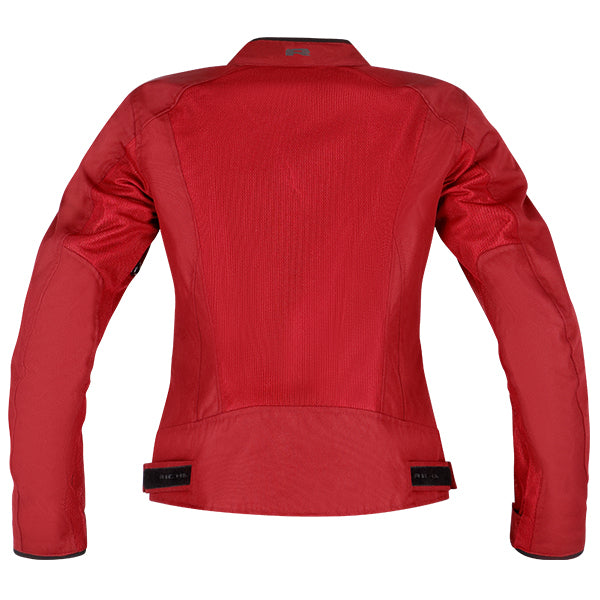 Richa Airsummer Ladies Touring Mesh Textile Jacket Red FREE 1 YEAR Returns, FREE UK Delivery | ThrottleChimp