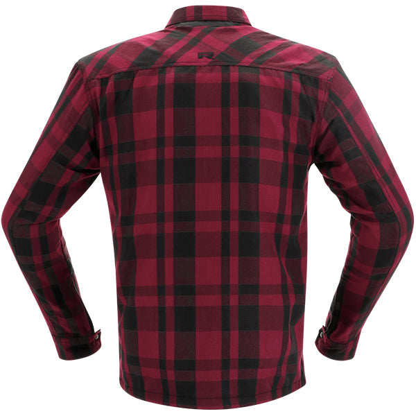 Richa Forest Summer Protective Overshirt Black / Burgundy (Image 3) - ThrottleChimp