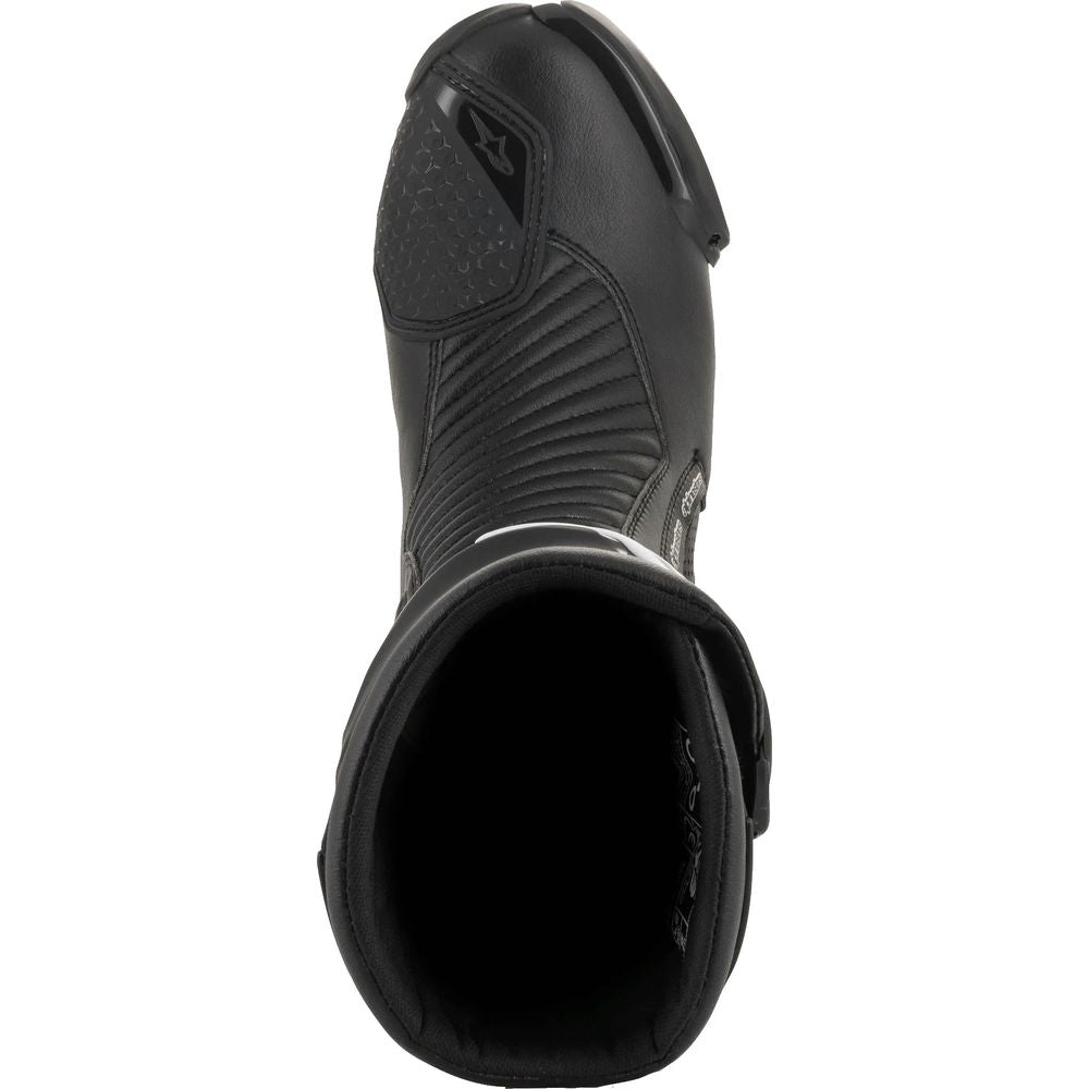 Alpinestars SMX Plus V2 Gore-Tex Boots Black / Silver FREE 1 YEAR Returns, FREE UK Delivery | ThrottleChimp