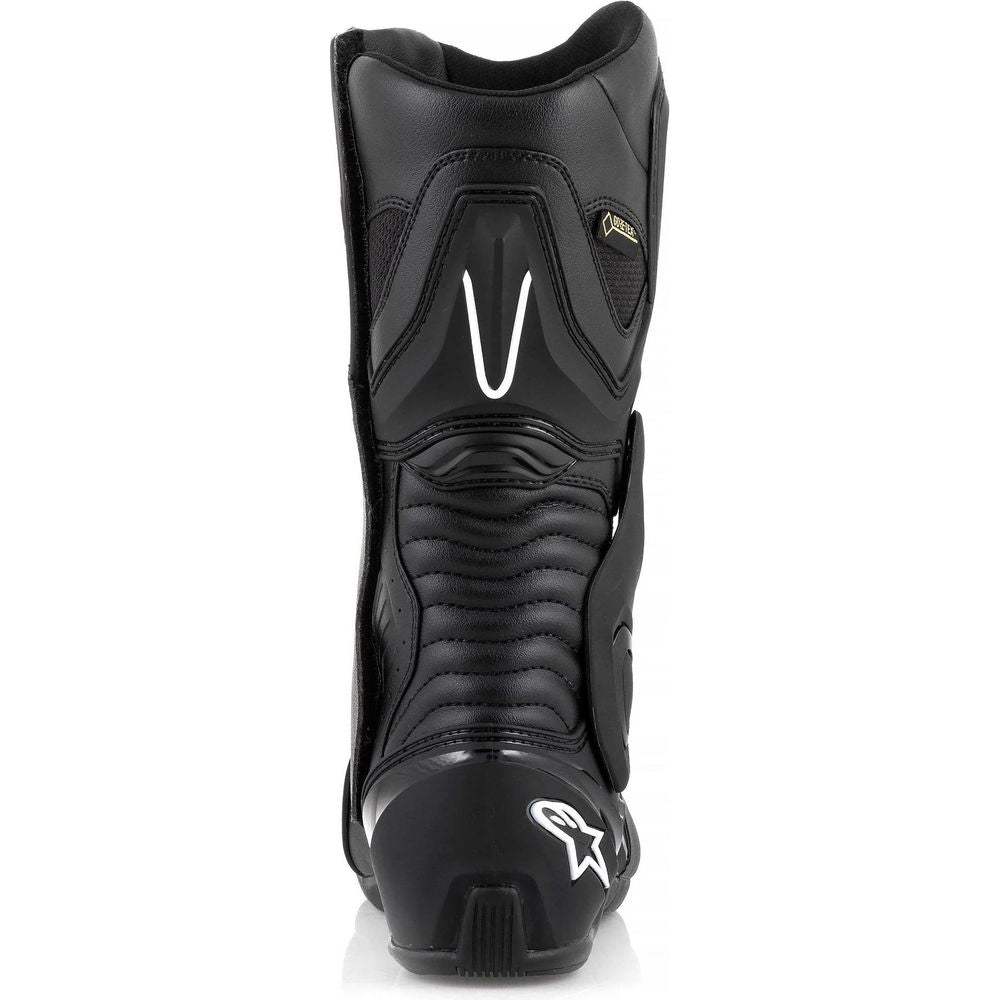 Alpinestars SMX 6 V2 Gore-Tex Boots Black / Black (Image 4) - ThrottleChimp