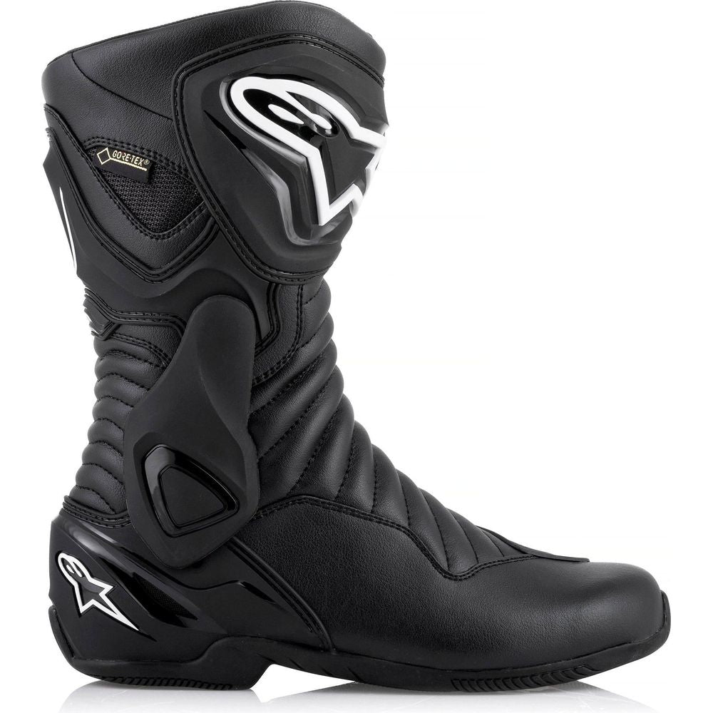 Alpinestars SMX 6 V2 Gore-Tex Boots Black / Black (Image 7) - ThrottleChimp