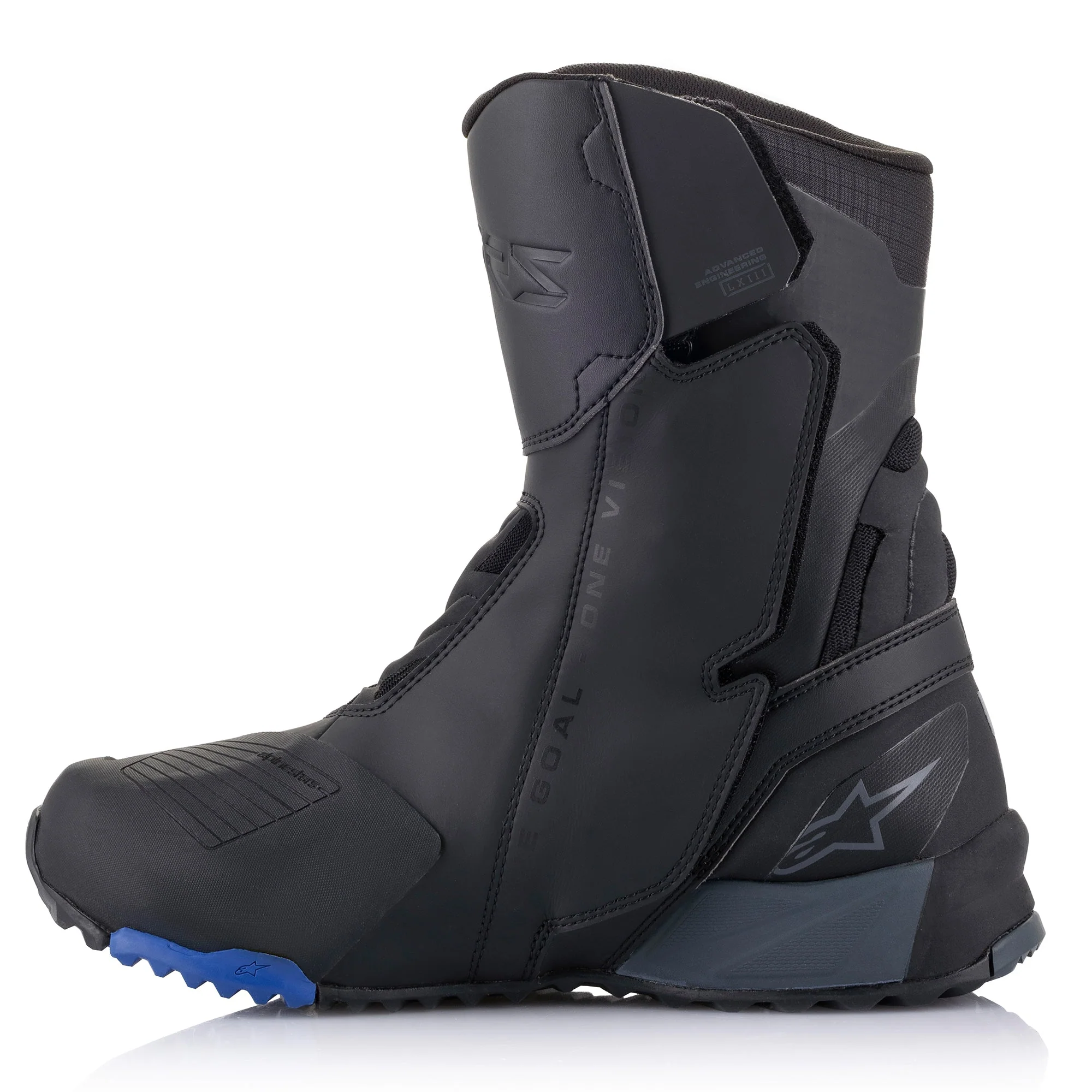 Alpinestars RT-8 Gore-Tex Boots Black / Blue (Image 2) - ThrottleChimp