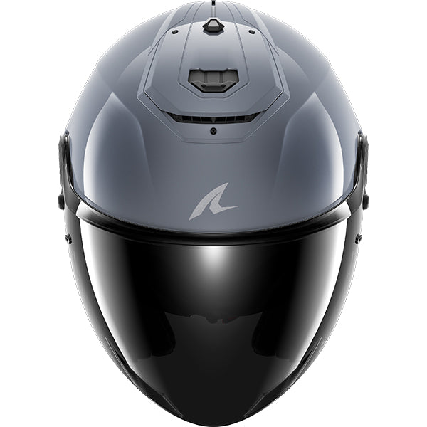 Shark RS Jet Open Face Helmet Dark Shadow Silver