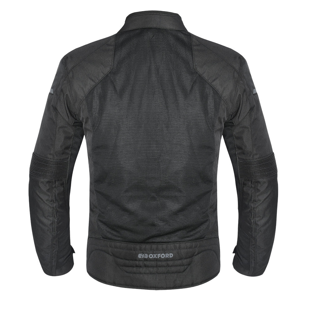 Oxford Delta 1.0 Air Textile Jacket Stealth Black (Image 4) - ThrottleChimp