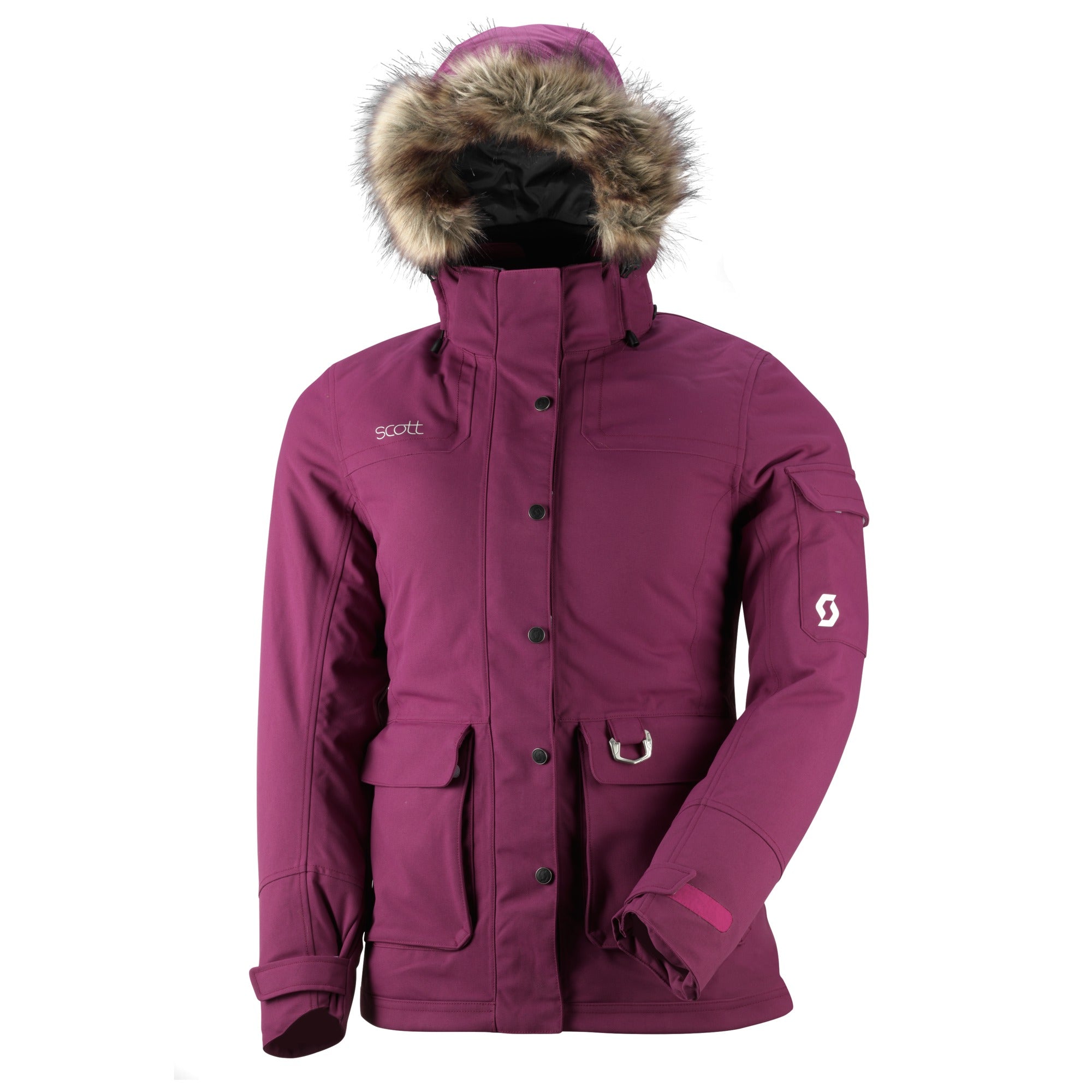 Scott Nordic Ladies Textile Jacket Magenta Purple