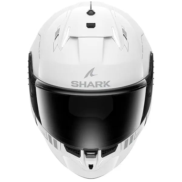 Shark Skwal i3 Full Face Helmet Blank SP White / Silver / Anthracite FREE 1 YEAR Returns, FREE UK Delivery | ThrottleChimp