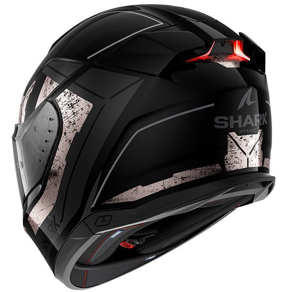 Shark Skwal i3 Full Face Helmet Rhad Black / Chrome / Anthracite (Image 3) - ThrottleChimp