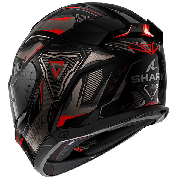 Shark Skwal i3 Full Face Helmet Linik Black / Anthracite / Red (Image 4) - ThrottleChimp