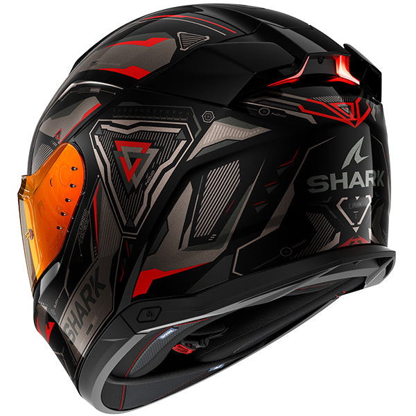 Shark Skwal i3 Full Face Helmet Linik Black / Anthracite / Red (Image 5) - ThrottleChimp