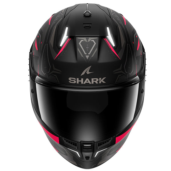 Shark Skwal i3 Full Face Helmet Linik Matt Black / Violet / Anthracite (Image 3) - ThrottleChimp