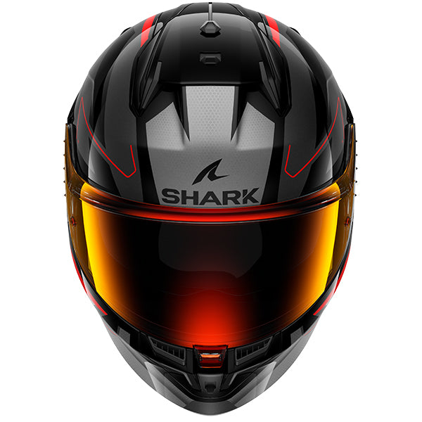 Shark D-Skwal 3 Full Face Helmet Sizler Black / Grey / Red (Image 5) - ThrottleChimp