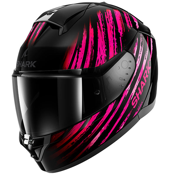 Shark Ridill 2 Full Face Helmet Assya Black / Violet FREE 1 YEAR Returns, FREE UK Delivery | ThrottleChimp