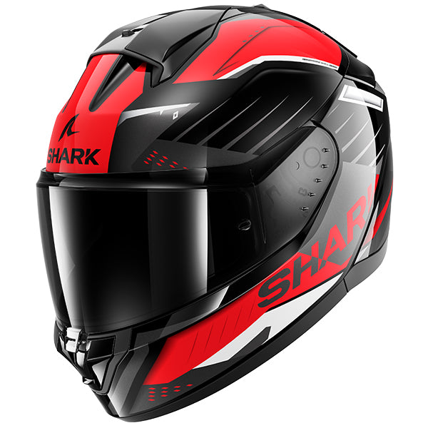 Shark Ridill 2 Full Face Helmet Bersek Black / Red / Anthracite FREE 1 YEAR Returns, FREE UK Delivery | ThrottleChimp