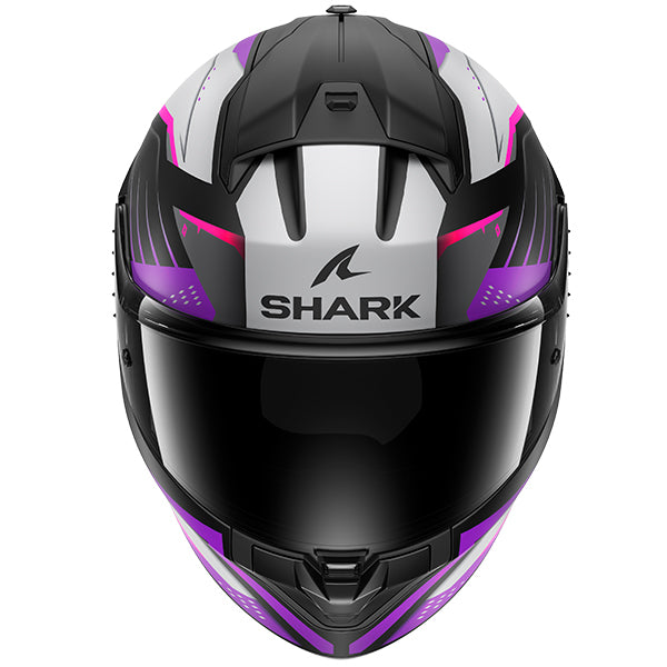 Shark Ridill 2 Full Face Helmet Bersek Black / Violet / Pink (Image 4) - ThrottleChimp