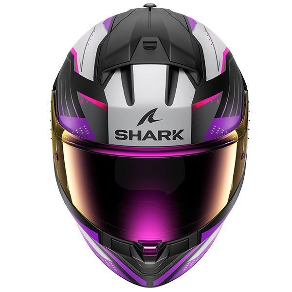 Shark Ridill 2 Full Face Helmet Bersek Black / Violet / Pink (Image 3) - ThrottleChimp