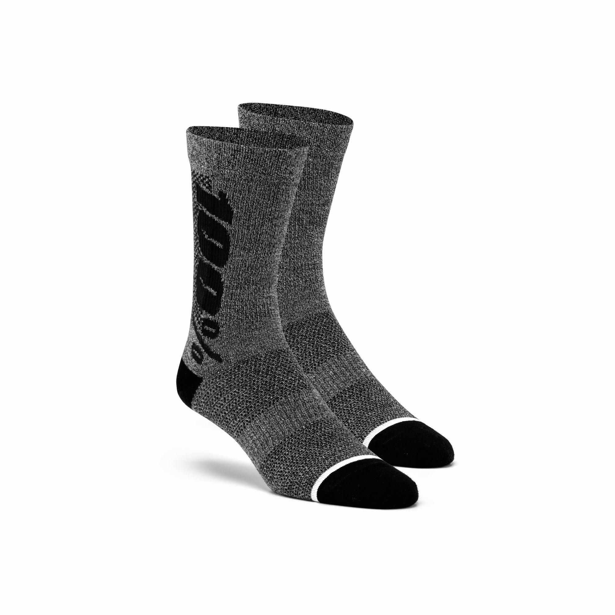 100% Rhythm Merino Wool Performance Socks Charcoal FREE 1 YEAR Returns, FREE UK Delivery | ThrottleChimp