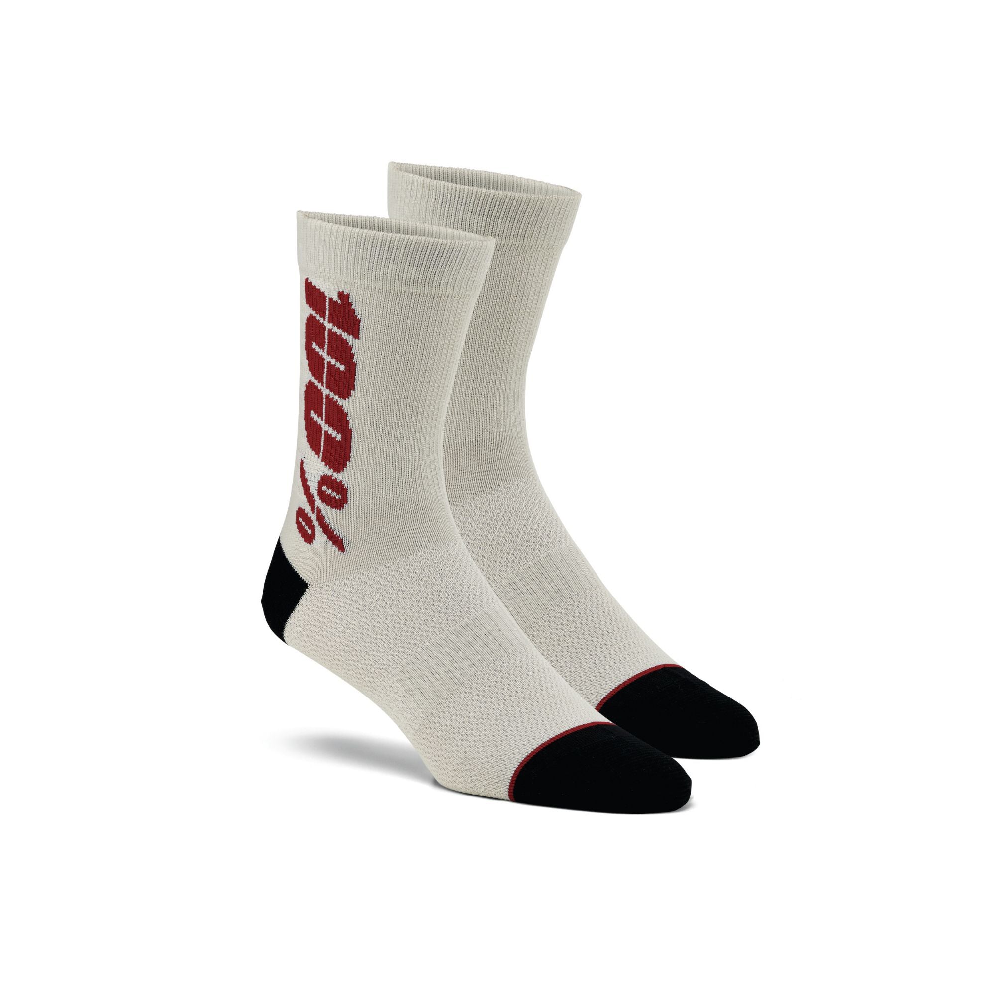 100% Rhythm Merino Wool Performance Socks Silver / Cherry FREE 1 YEAR Returns, FREE UK Delivery | ThrottleChimp