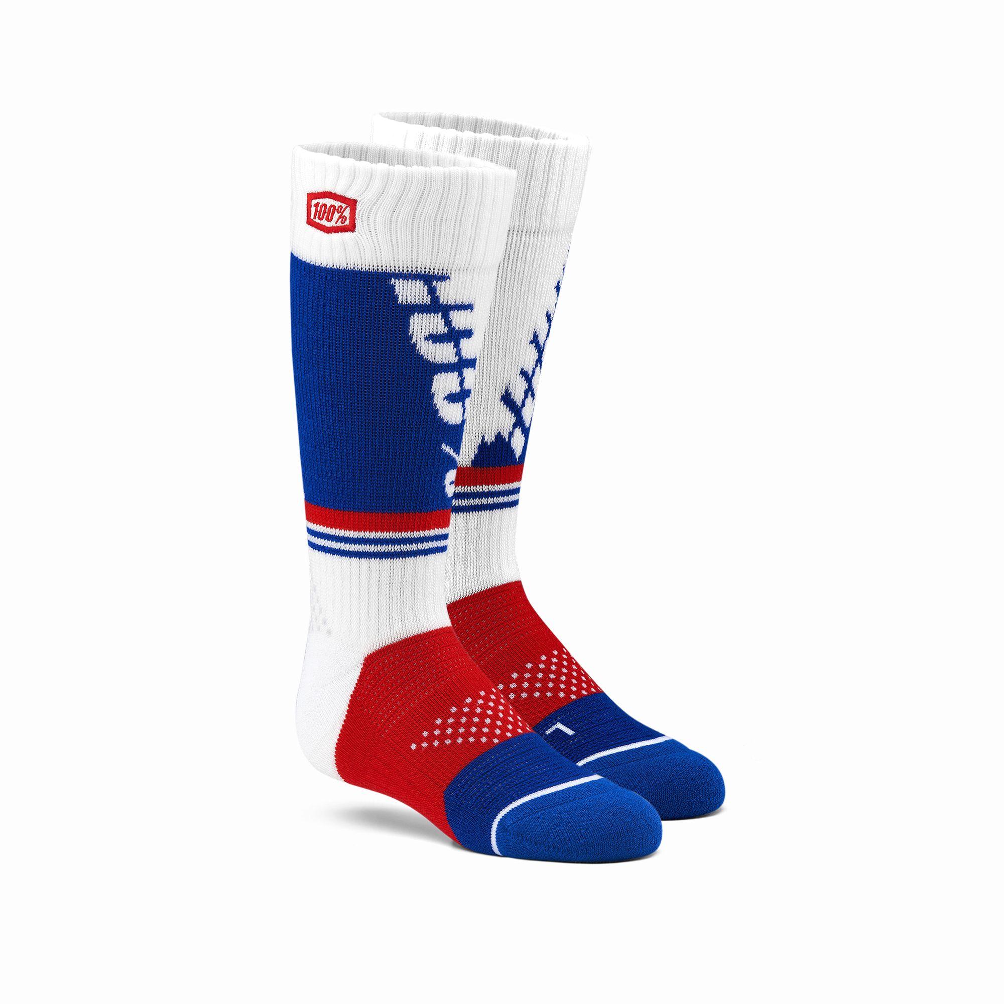 100% Torque Youth Moto Socks White FREE 1 YEAR Returns, FREE UK Delivery | ThrottleChimp