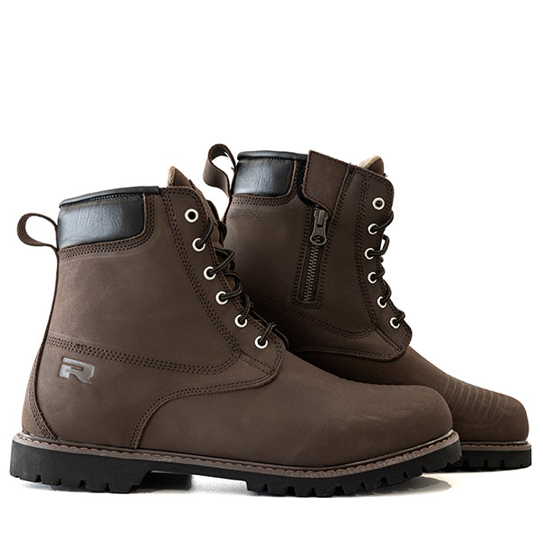 Richa Calgary Boots Brown FREE 1 YEAR Returns, FREE UK Delivery | ThrottleChimp