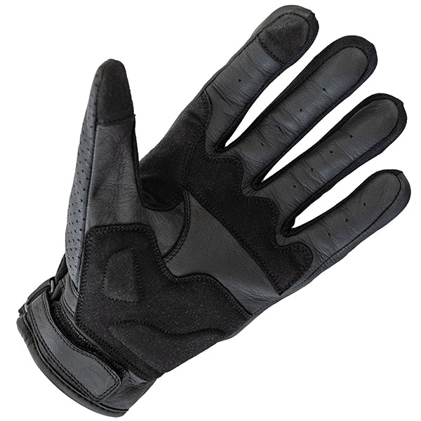 Richa Triton Leather Gloves Black FREE 1 YEAR Returns, FREE UK Delivery | ThrottleChimp