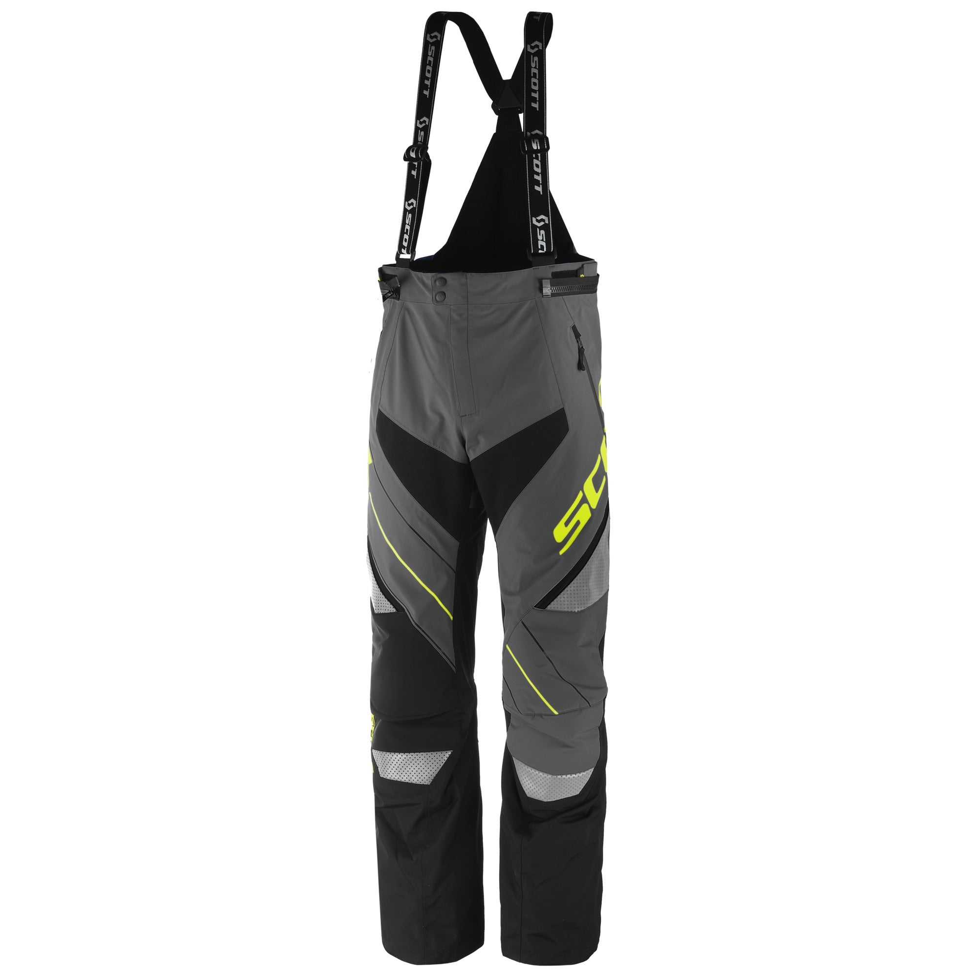 Scott Shell Pro Textile Trouser Dark Grey / Neon Yellow