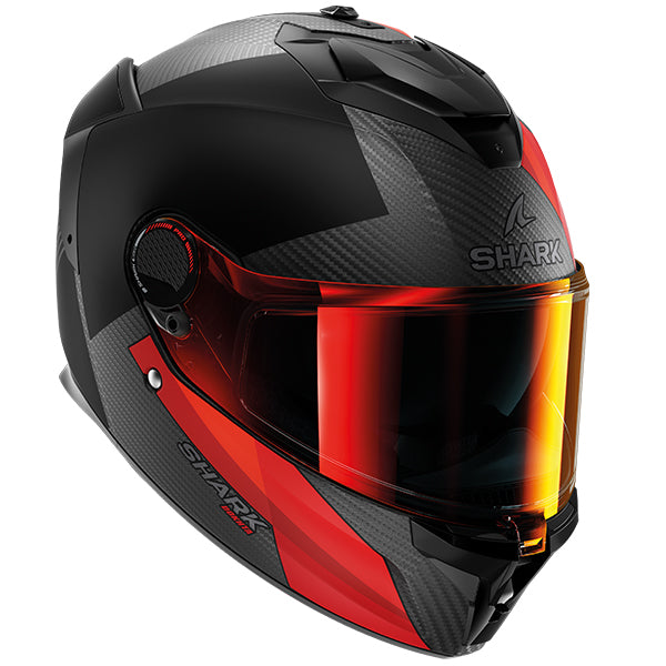Shark Spartan GT PRO Carbon Full Face Helmet Dokhta Orange / Black (Image 4) - ThrottleChimp
