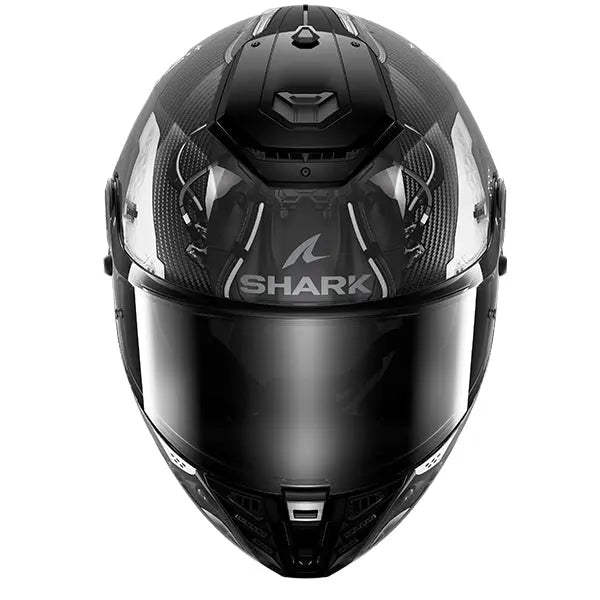 Shark Spartan RS Carbon Full Face Helmet Xbot Black / Anthracite / Silver - ThrottleChimp