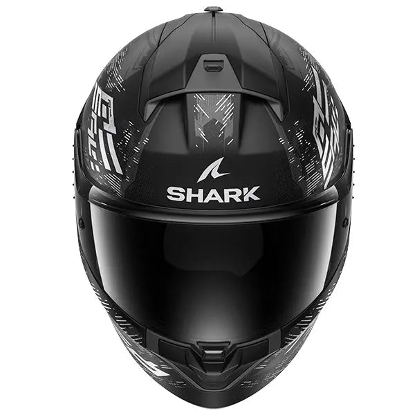 Shark Ridill 2 Full Face Helmet Molokai Black / White / Silver - ThrottleChimp