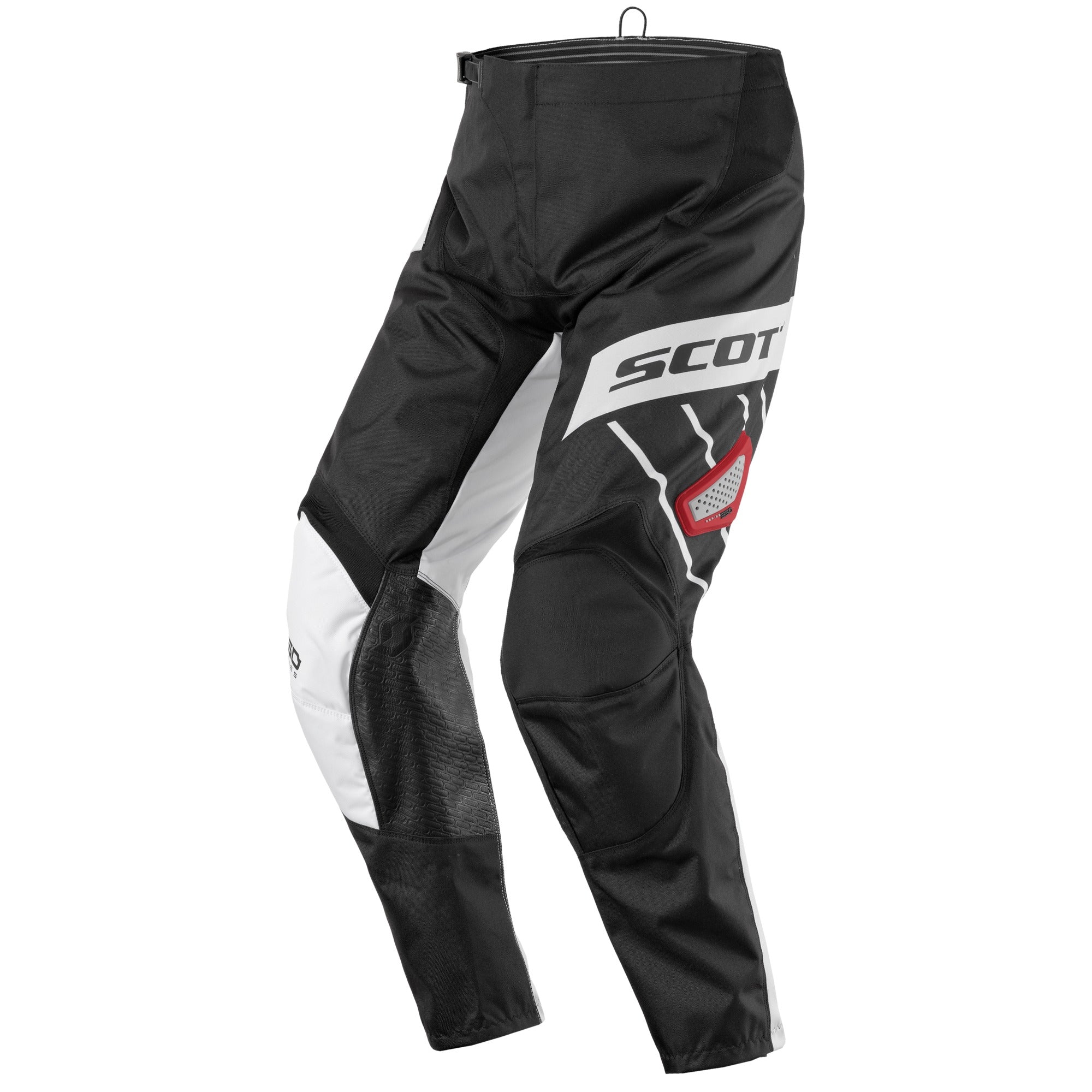 Scott 350 Dirt Textile Trouser Red / Black