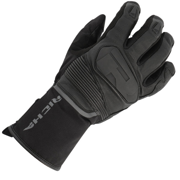 Richa Bogota Gloves Black FREE 1 YEAR Returns, FREE UK Delivery | ThrottleChimp