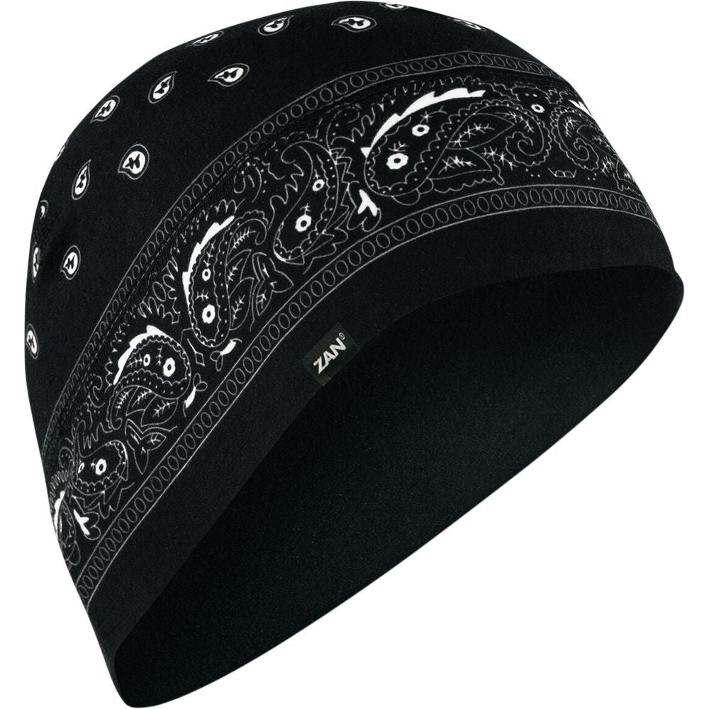 ZAN SportFlex Beanie Paisley Black FREE 1 YEAR Returns, FREE UK Delivery | ThrottleChimp