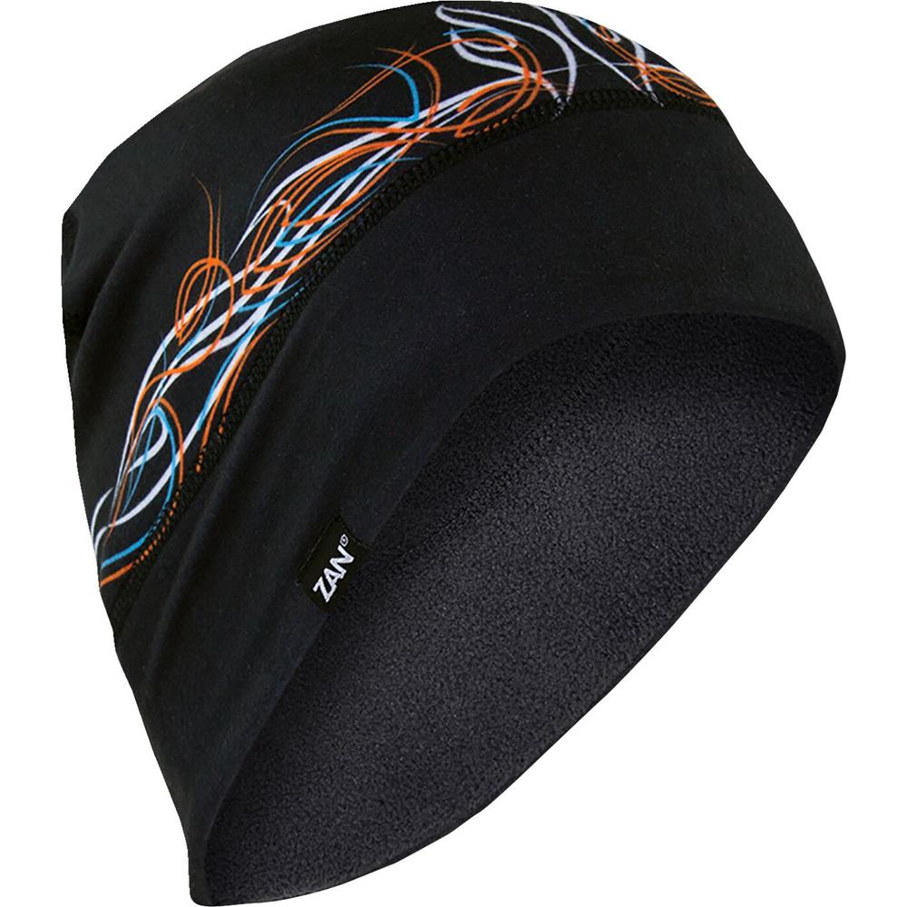 ZAN SportFlex Fleece Beanie Pinstripe Flame FREE 1 YEAR Returns, FREE UK Delivery | ThrottleChimp