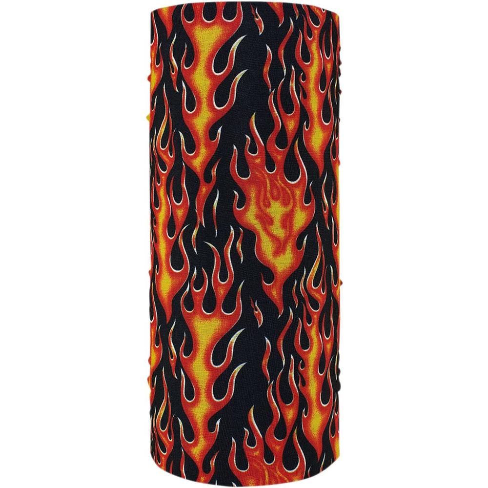 ZAN All Weather Classic Flames Motley Tube Black / Orange / Yellow