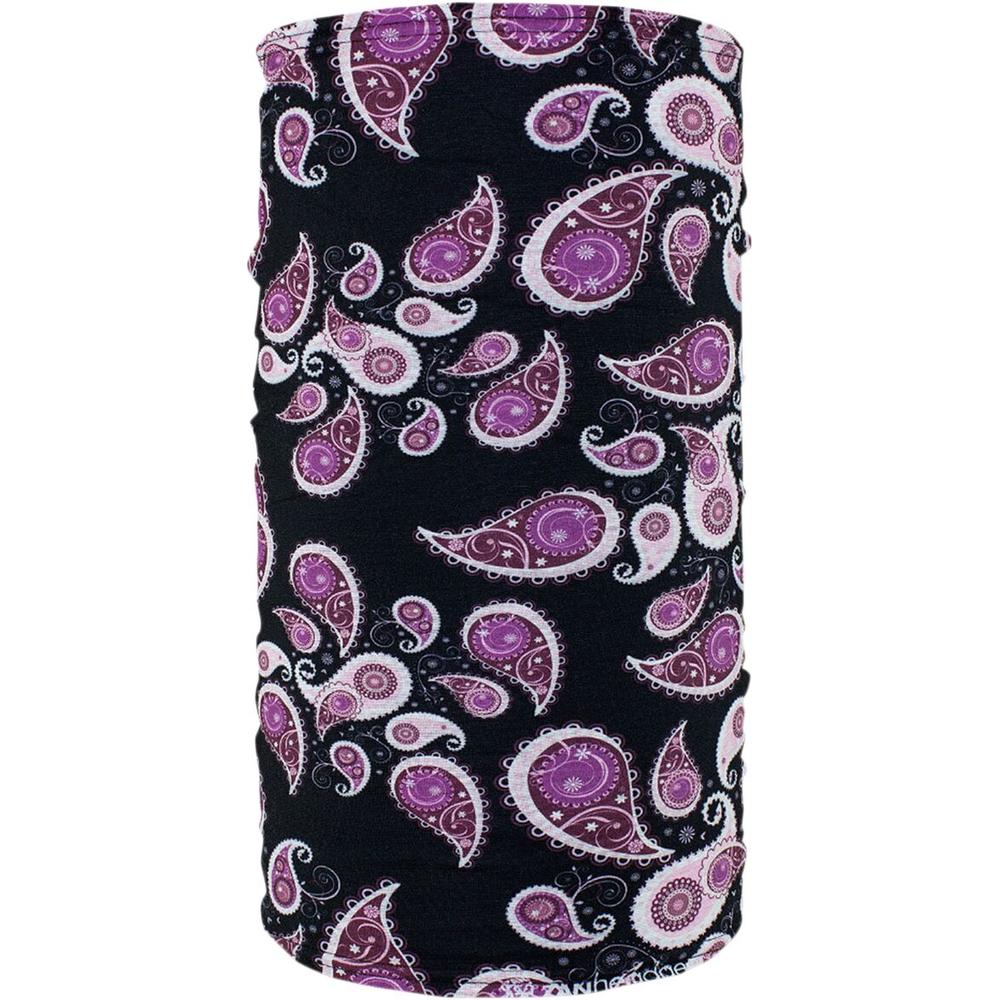 ZAN Motley Tube Paisley Fleece Lined Black / Purple