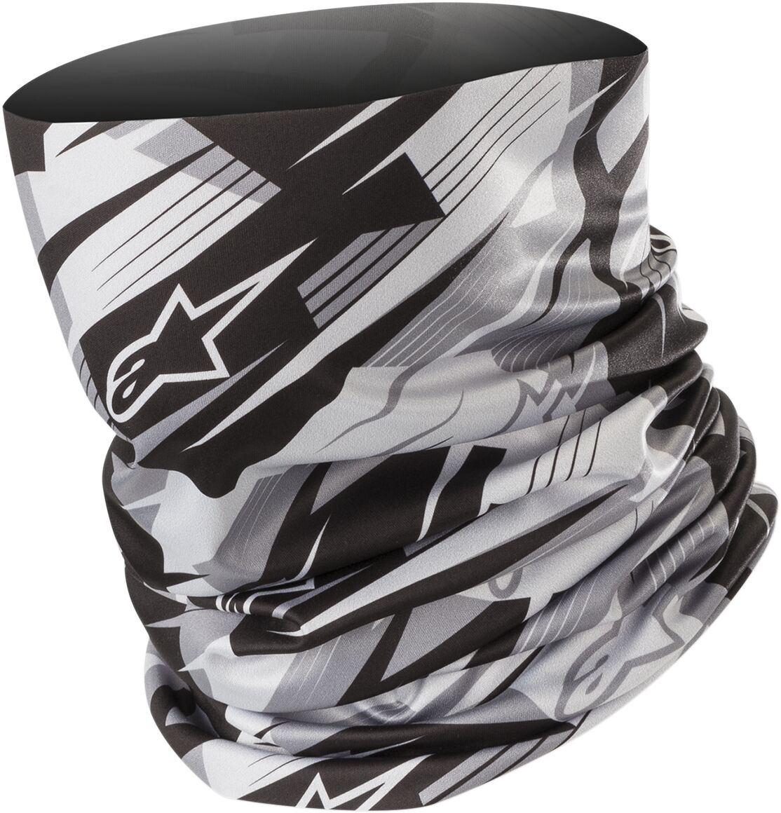 Alpinestars Neck Tube Black / Light Grey FREE 1 Year Return, FREE UK Shipping | ThrottleChimp