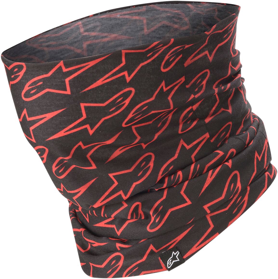 Alpinestars Neck Tube Black / Red FREE 1 Year Return, FREE UK Shipping | ThrottleChimp