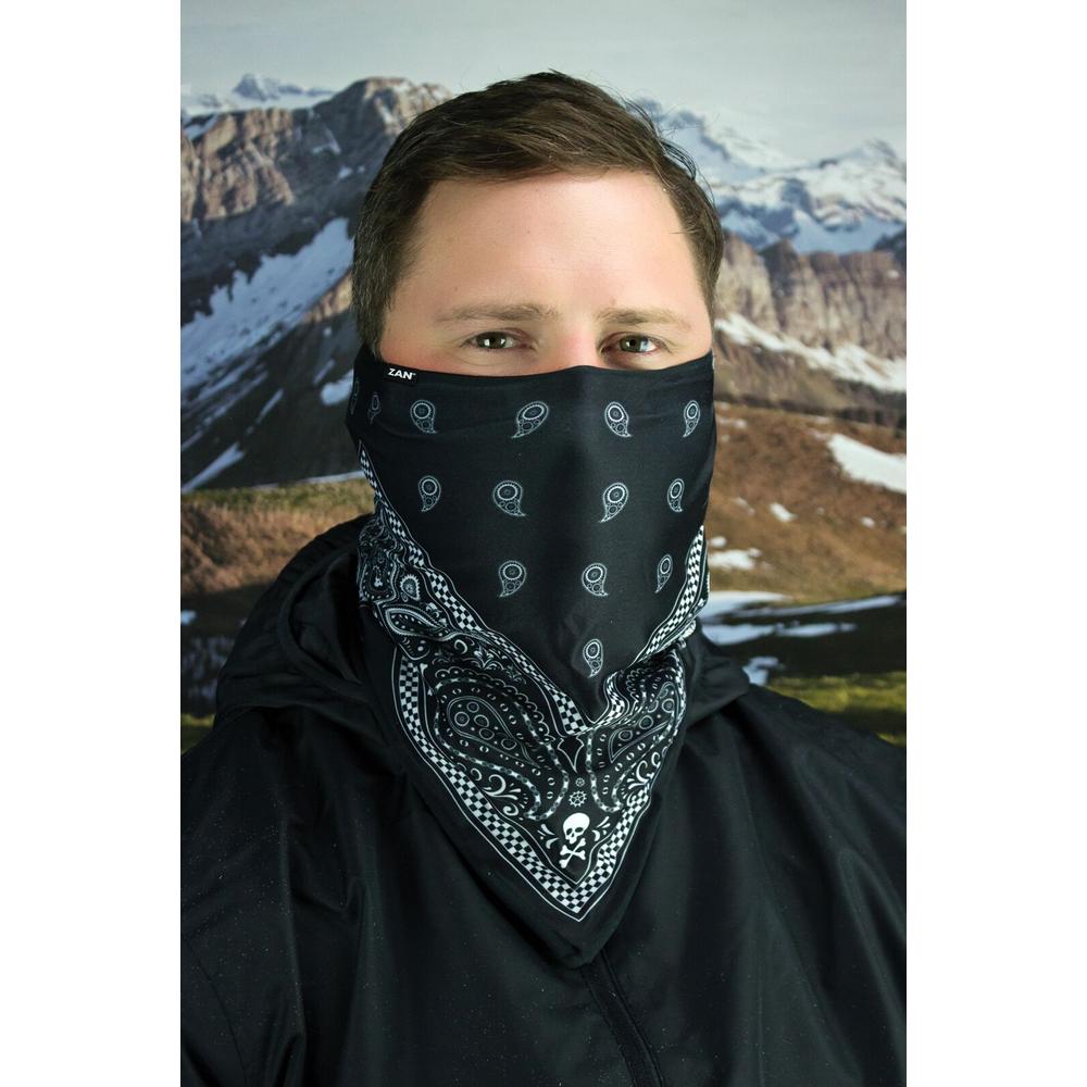 ZAN SportFlex Neck Gaiter Black / White