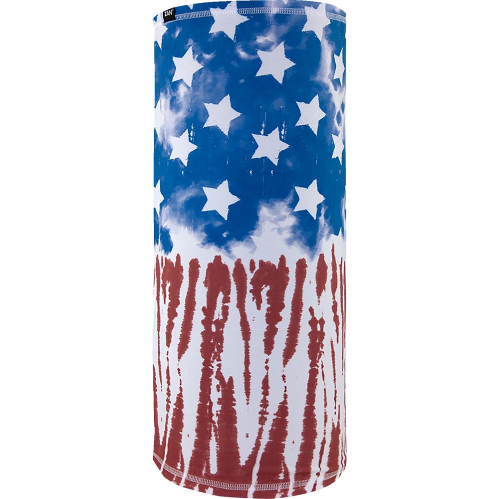 ZAN Motley Tube SportFlex Neck Tube Stars & Stripes Tie Die